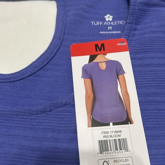 Tuff Athletics T-shirt Purple color NWT Various Sizes - Picture 4 of 6